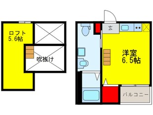 ソレイユ堺の物件間取画像